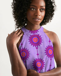 Halter Dress- Lilac-Pat Sutton Designs