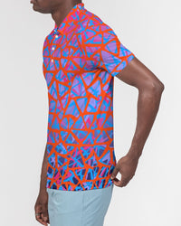 Men's Polo Shirt- Neon-Pat Sutton Designs