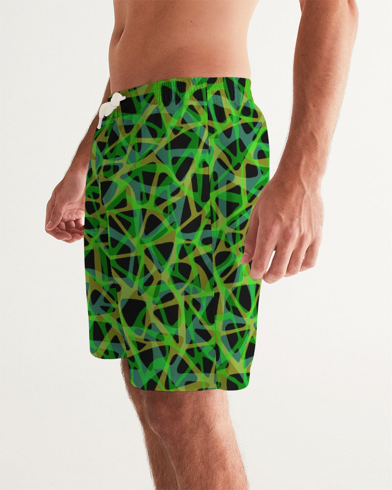 Men's Board Shorts- Seaweed-Pat Sutton Designs
