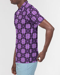 Men's Polo Shirt- Lilac-Pat Sutton Designs