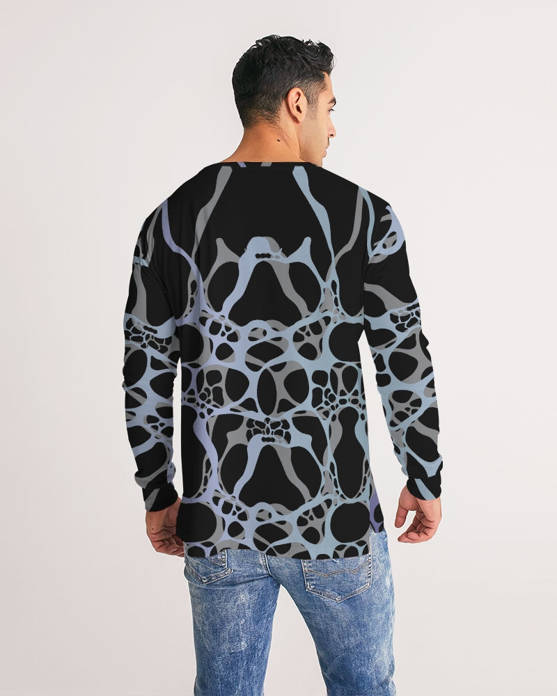 Men's Long Sleeve Tee-Ice Blue