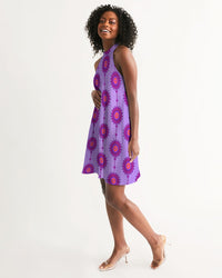 Halter Dress- Lilac-Pat Sutton Designs
