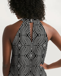 Halter Dress- Labrinth-Pat Sutton Designs