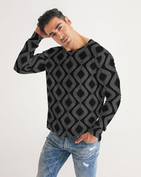Men's Long Sleeve Tee-Black Ocean-Pat Sutton Designs