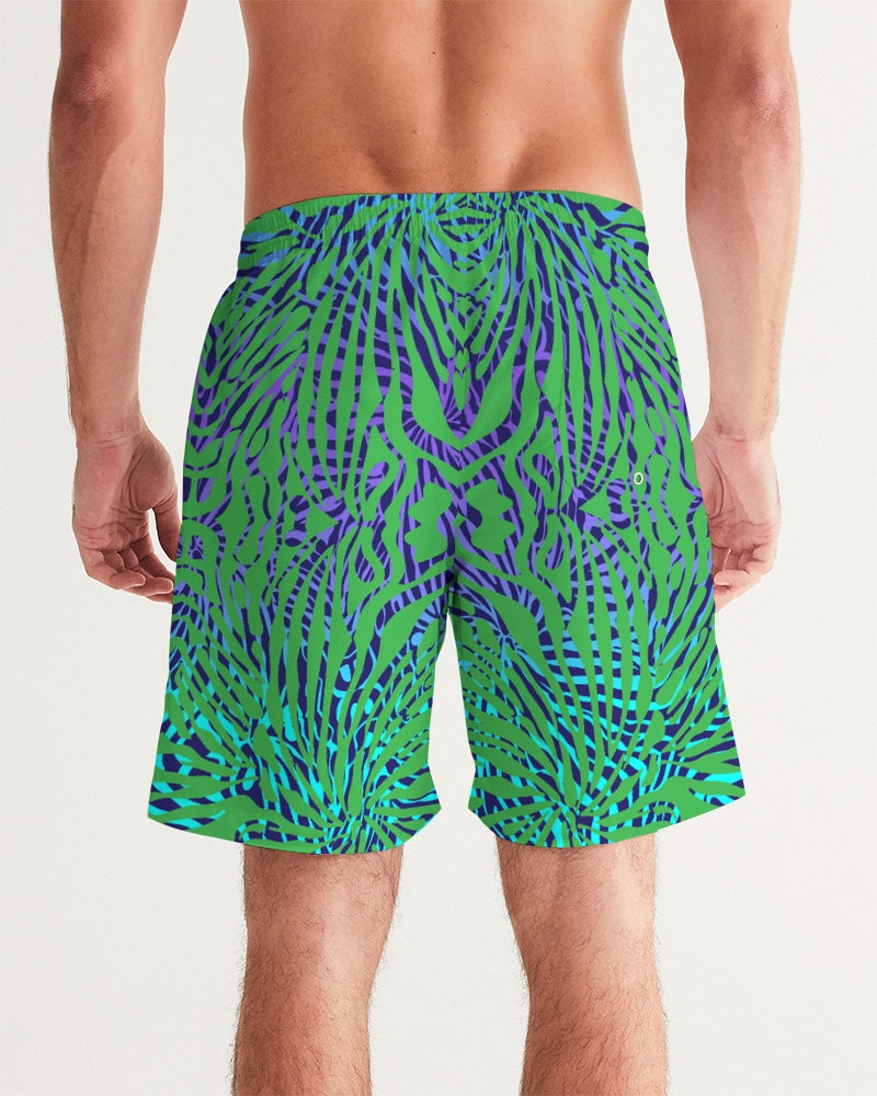 Men's Board Shorts- Coral Reef-Pat Sutton Designs