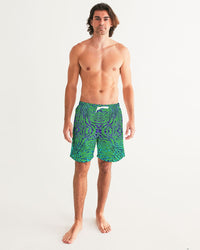 Men's Board Shorts- Coral Reef-Pat Sutton Designs