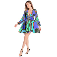 Baby Doll dress- Blu Desire-Pat Sutton Designs