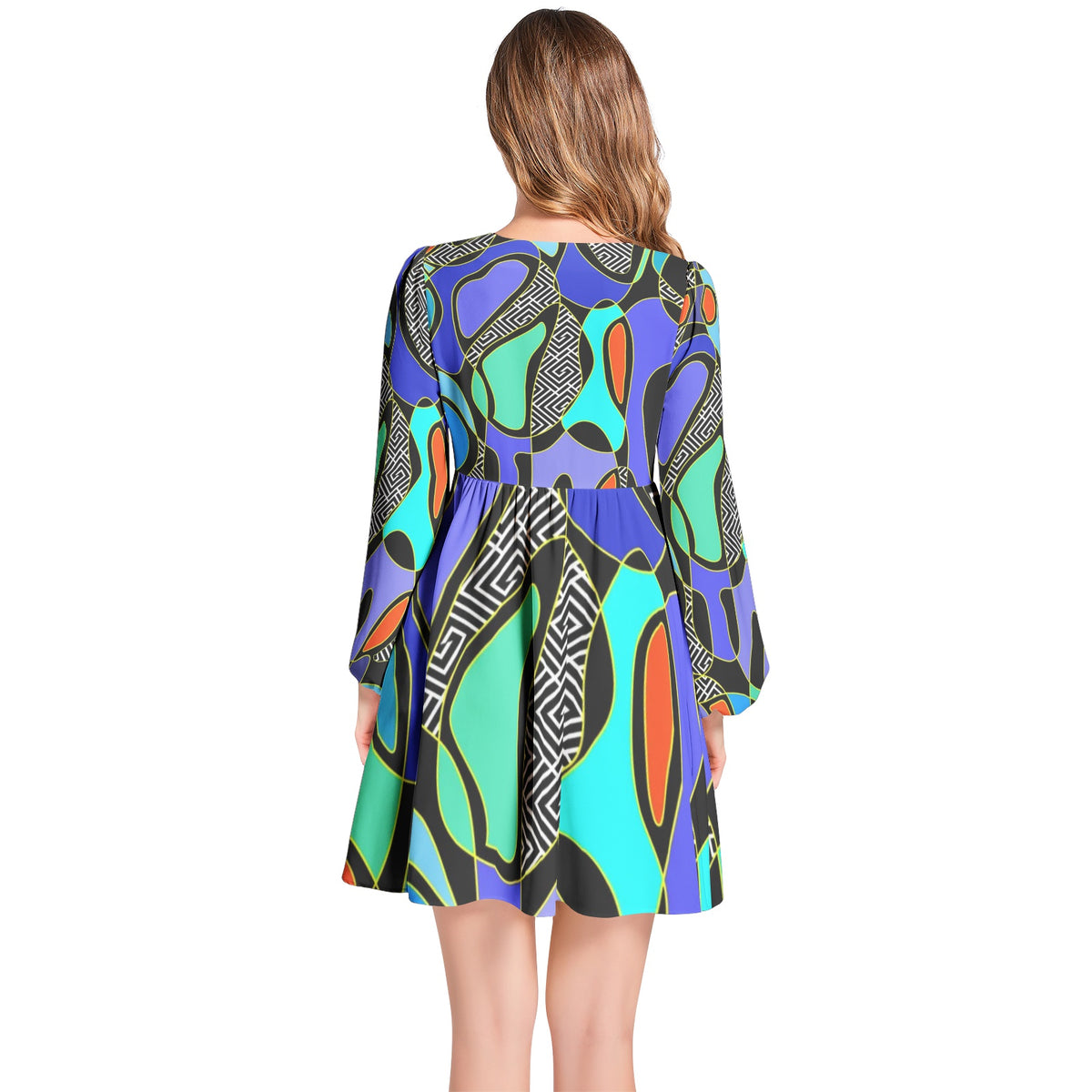 Baby Doll dress- Blu Desire-Pat Sutton Designs