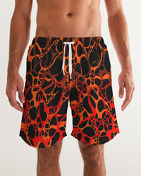 Men's Board Shorts-Red Hot-Pat Sutton Designs