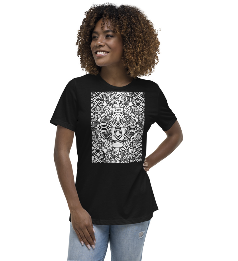 Unisex Art T-Shirt- Mosaic Warrior-Pat Sutton Designs