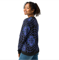 Knitted sweater- Swirl On-Pat Sutton Designs