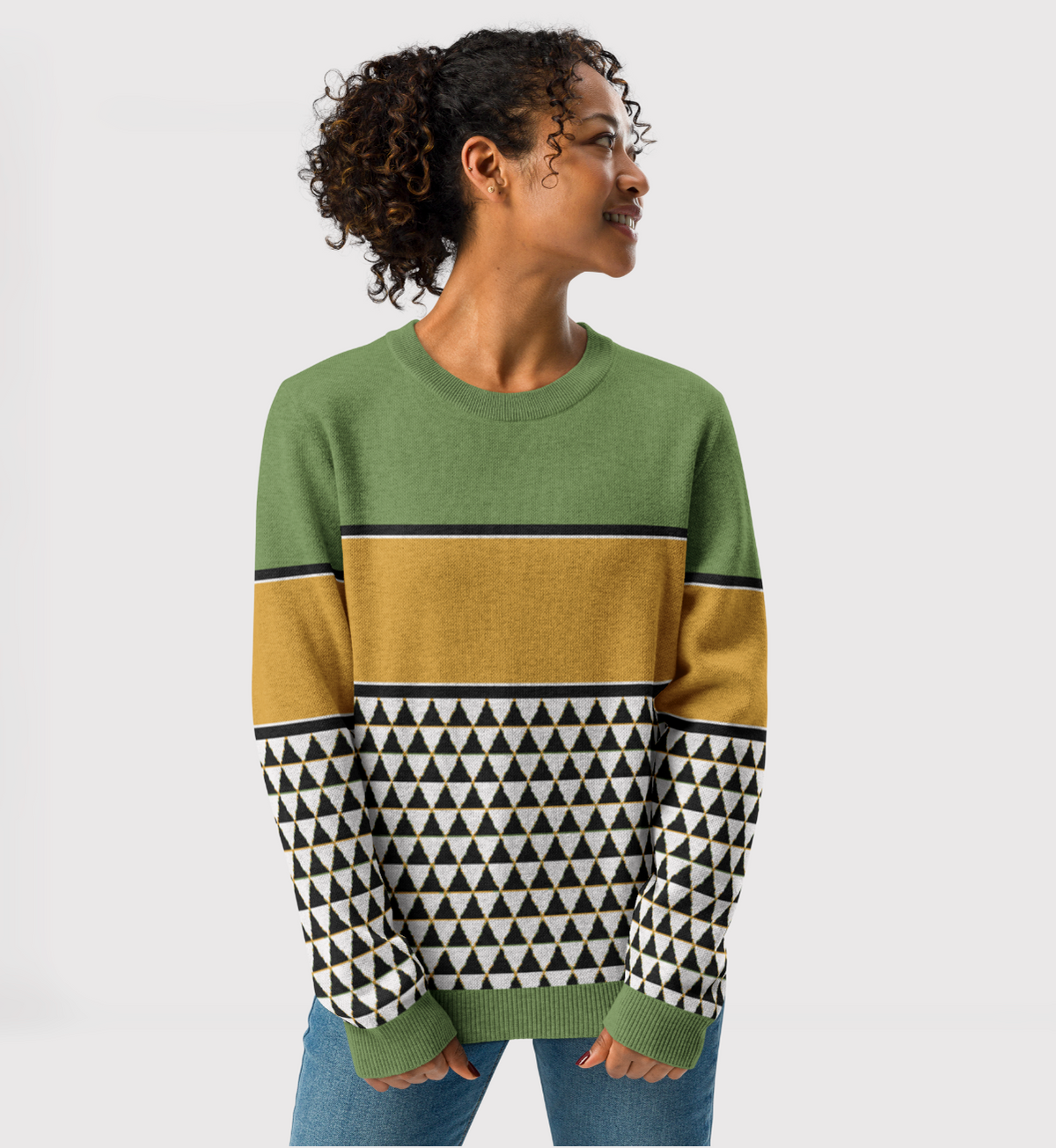 Knitted sweater- Popsicle-Pat Sutton Designs