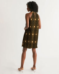 Halter Dress- Eclipse-Pat Sutton Designs