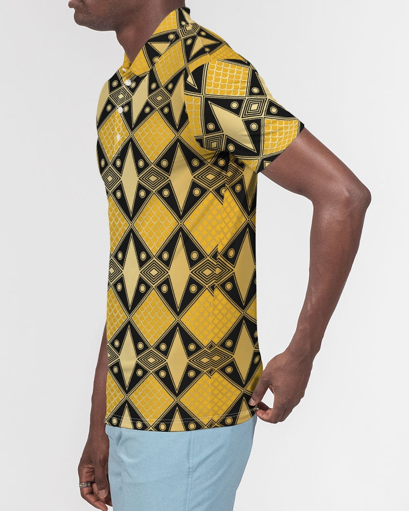 Men's Polo Shirt- Riveted-Pat Sutton Designs