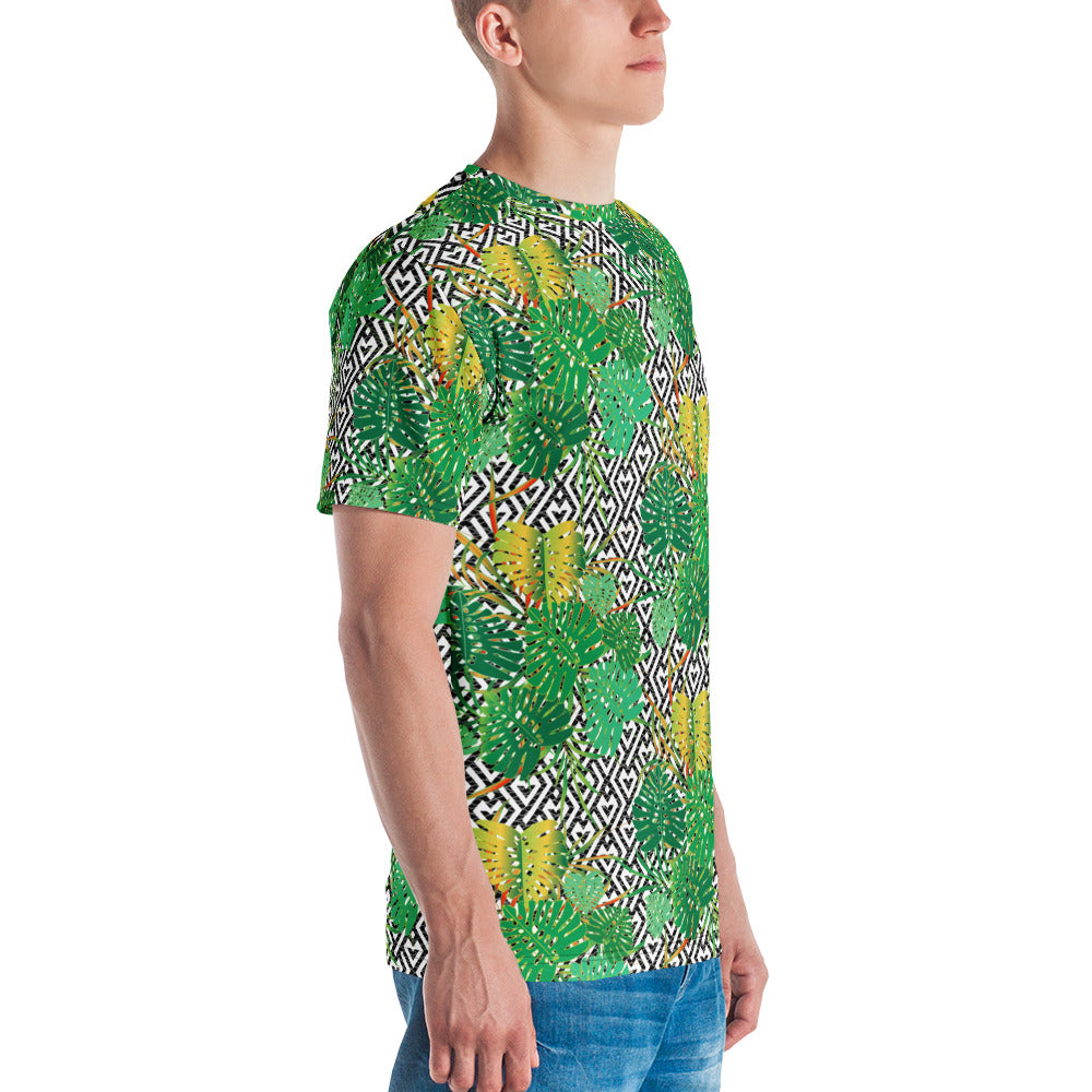 Men's t-shirt- Tropical Dynasty-Pat Sutton Designs