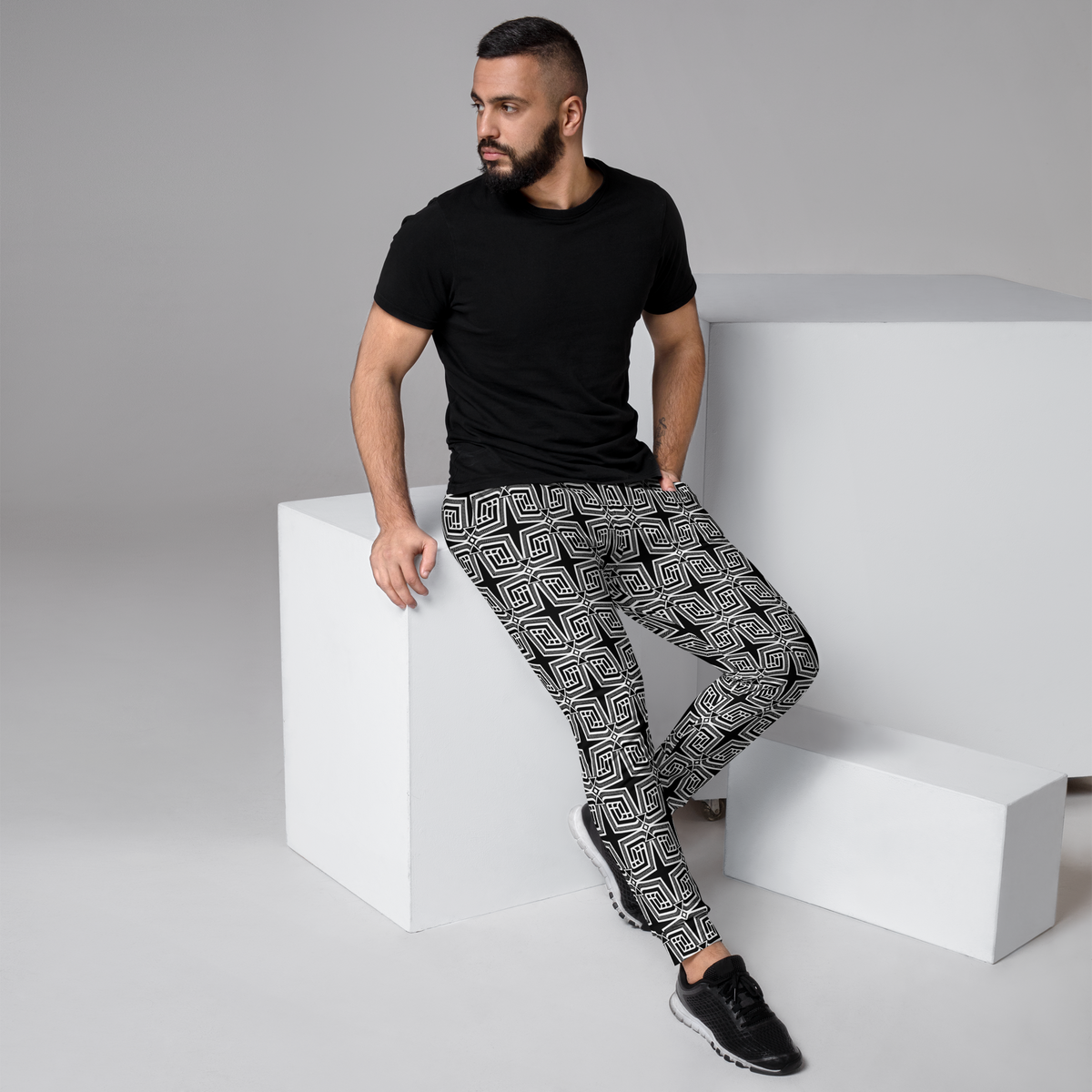 Men's Joggers-Galaxy-Pat Sutton Designs