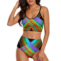 Strappy Tankini-Radiating Beauty-Pat Sutton Designs