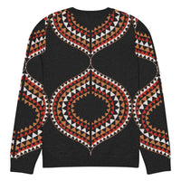 Knitted sweater- Mandala-Pat Sutton Designs