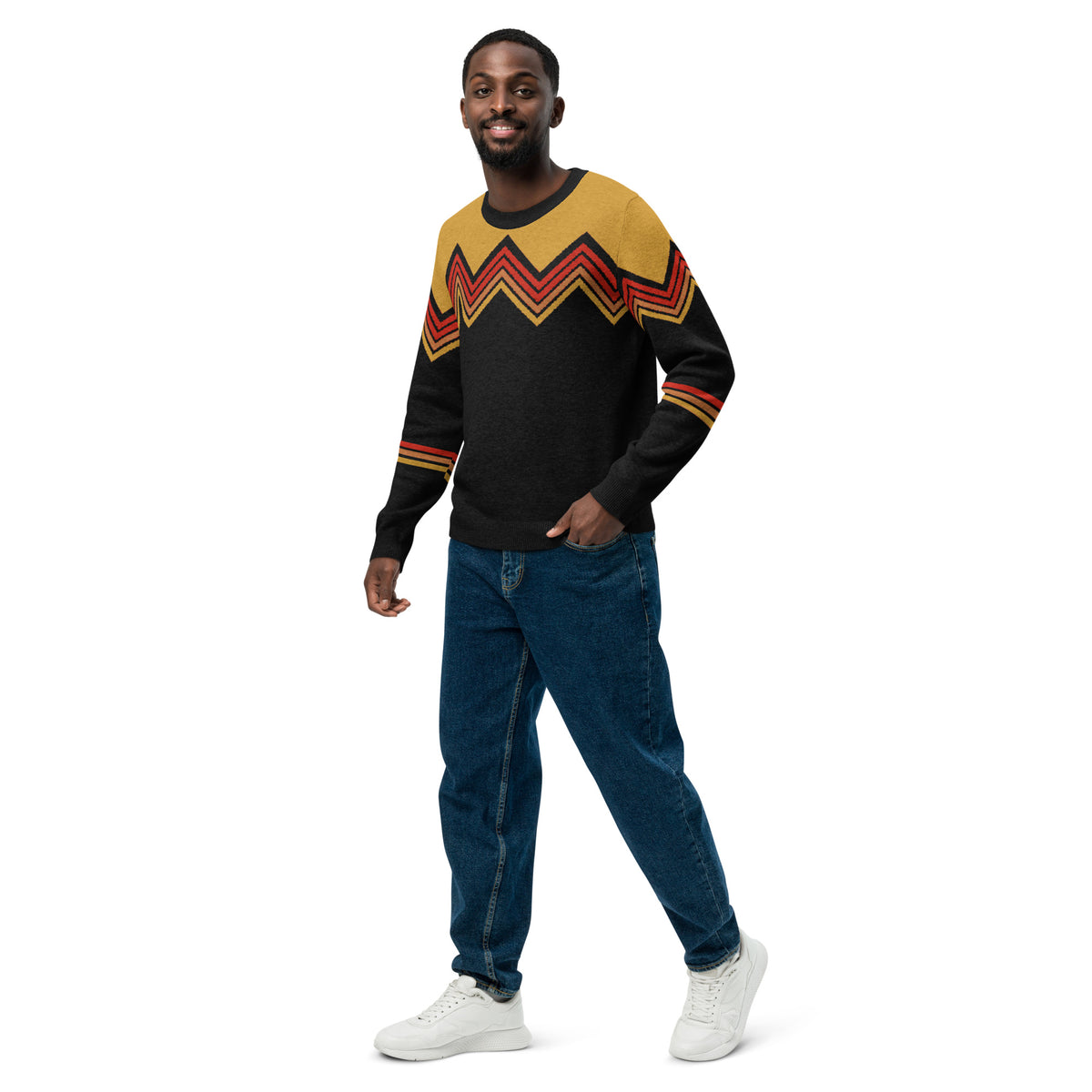 Knitted sweater- Amber Waves-Pat Sutton Designs