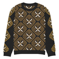 Knitted sweater- Diamonds-Pat Sutton Designs