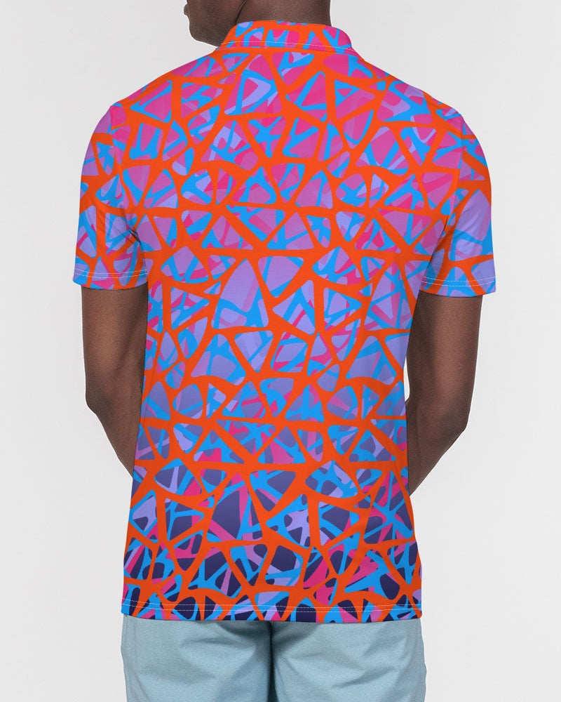 Men's Polo Shirt- Neon-Pat Sutton Designs