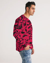 Men's Long Sleeve Tee-Harvest Red-Pat Sutton Designs