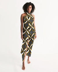 Majestic Ochre Slider All-Over Print Swim Cover Up-Pat Sutton Designs