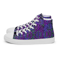 Men’s high top-Purple Reignz-Pat Sutton Designs