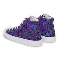 Men’s high top-Purple Reignz-Pat Sutton Designs