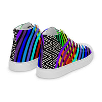 Men’s high top-Digital Butterfly (Var)-Pat Sutton Designs
