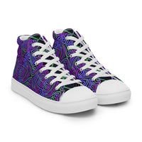 Men’s high top-Purple Reignz-Pat Sutton Designs