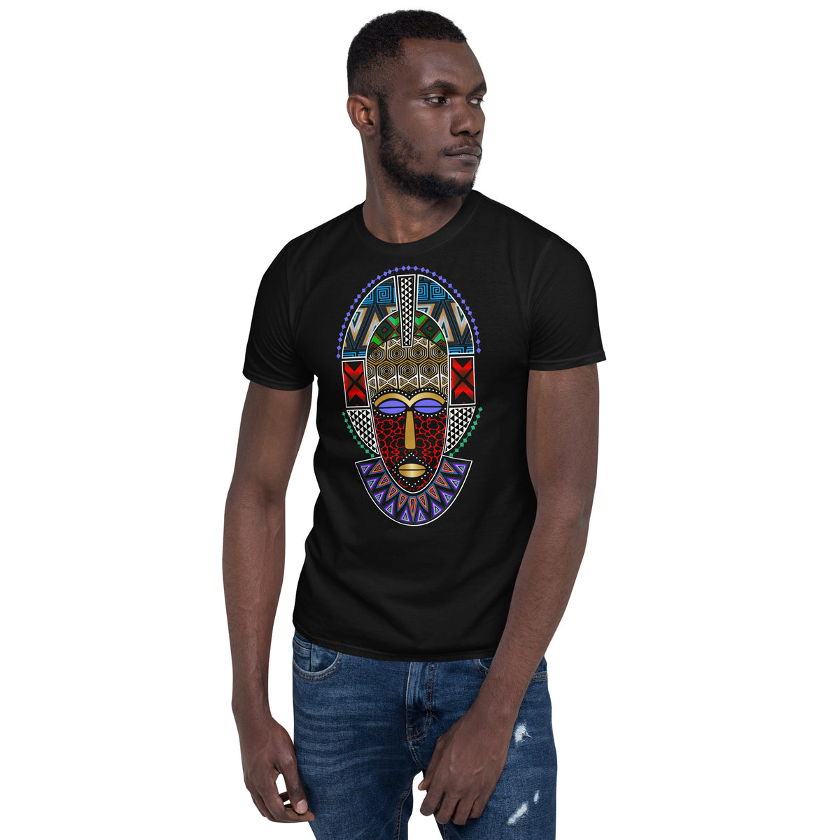 Unisex Art T-Shirt- African Queen-Pat Sutton Designs