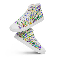 Women’s high tops-Cathedral Glass-Pat Sutton Designs