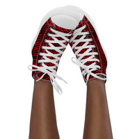 Women’s high tops- Digital Weave-Pat Sutton Designs
