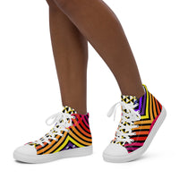 Women’s high tops- Digital Butterfly-Pat Sutton Designs