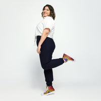 Women’s high tops- Digital Butterfly-Pat Sutton Designs