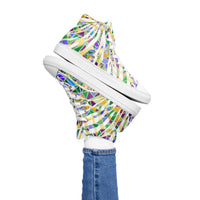 Women’s high tops-Cathedral Glass-Pat Sutton Designs