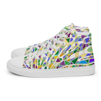 Women’s high tops-Cathedral Glass-Pat Sutton Designs