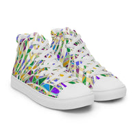 Women’s high tops-Cathedral Glass-Pat Sutton Designs