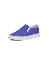 Women's Slip On- Dynamic Periwinkle-Pat Sutton Designs