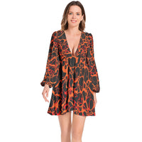 Baby Doll Dress- Flames-Pat Sutton Designs