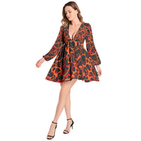Baby Doll Dress- Flames-Pat Sutton Designs