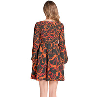 Baby Doll Dress- Flames-Pat Sutton Designs