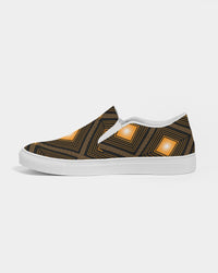 Men's Slip-On - Golden Mosaic-Pat Sutton Designs