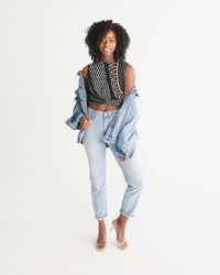 Women's Cropped Tank- Power Twist-Pat Sutton Designs