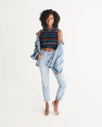 Women's Cropped Tank-Top Shelf-Pat Sutton Designs
