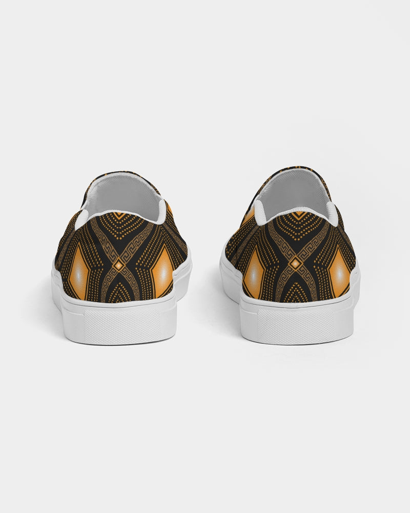 Men's Slip-On - Golden Mosaic-Pat Sutton Designs
