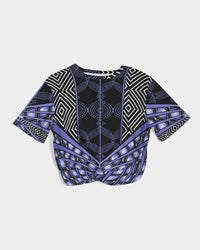 Cropped Tee-Sky Princess-Pat Sutton Designs