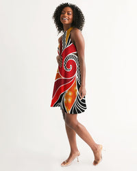 Women's Halter Dress- Essence Smash-Pat Sutton Designs