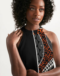 Women's Halter Dress-African Summer-Pat Sutton Designs